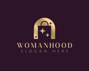 Luxury Shopping Bag Logo