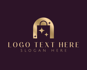 Luxury Shopping Bag Logo