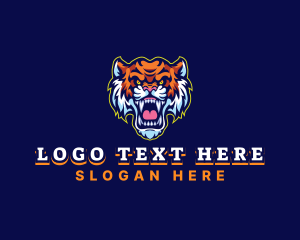 Orange Eye - Beast Tiger Gaming logo design