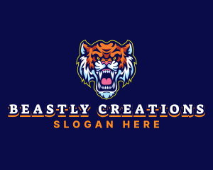 Beast Tiger Gaming logo design