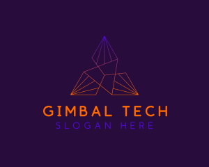 Pyramid Tech Company logo design