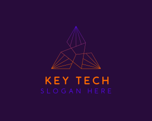 Pyramid Tech Company logo design