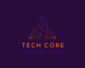 Pyramid Tech Company logo design