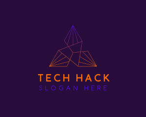 Pyramid Tech Company logo design