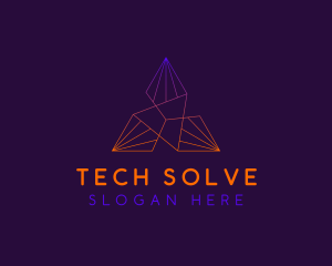 Pyramid Tech Company logo design