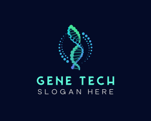 Genetic Medical DNA logo design