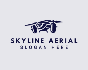 Aerial Drone Surveillance logo design
