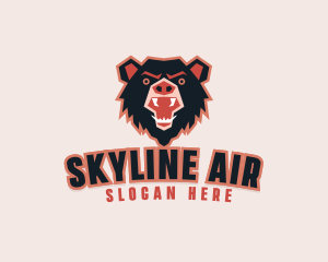Player - Angry Bear Esport logo design