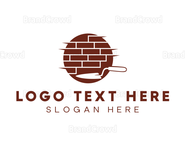 Brick Wall Masonry Logo