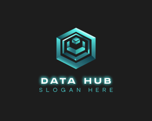 Information - 3D Tech Cube logo design