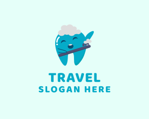 Toothbrush - Toothpaste Tooth Hygiene logo design