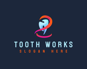 Tooth - Dental Tooth Dentures logo design