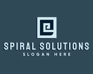 Spiral - Spiral Letter E logo design
