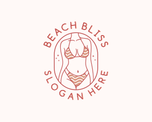 Swimsuit - Sexy Bikini Swimsuit logo design