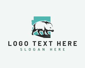 Hoover Dam - Arizona Javelina Boar logo design