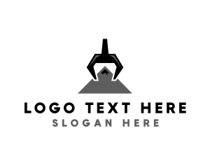 Contractor - Excavator Mountain Company logo design