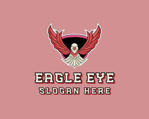 Gaming Eagle Bird logo design