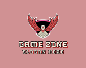 Gaming Eagle Bird logo design