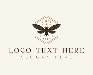 Moth - Cicada Insect Bug logo design