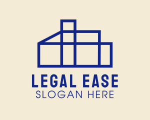 Storage House - Industrial Warehouse Property logo design