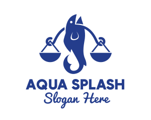 Blue Fish Law logo design