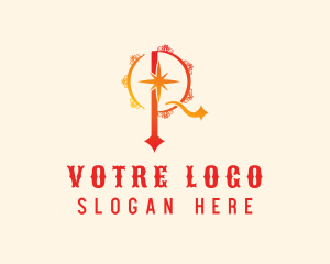 Luxurious - Fancy Star Letter PQ Monogram logo design