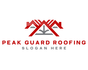 Roof Realtor Residential logo design