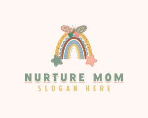 Postnatal - Postnatal Maternal Rainbow logo design