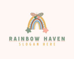 Postnatal Maternal Rainbow logo design