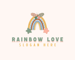 Postnatal Maternal Rainbow logo design