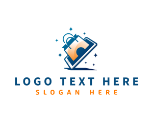 Shopping - Phone Shopping Online logo design