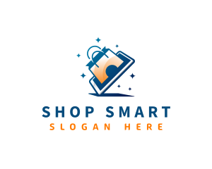 Shopping - Phone Shopping Online logo design