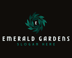 Garden Plant Leaves logo design