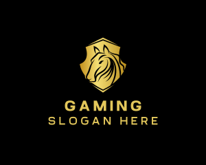 Premium Horse Shield Logo