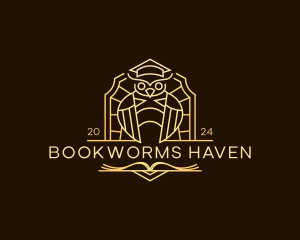 Books - Owl Knowledge University logo design