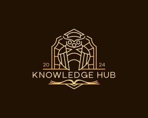 Owl Knowledge University logo design