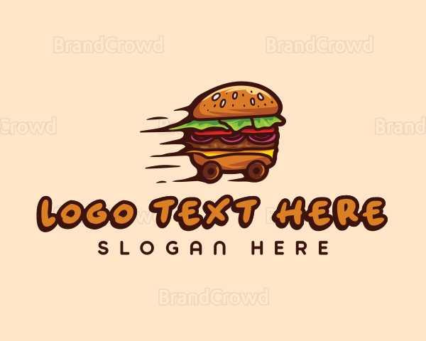 Hamburger Fast Food Logo
