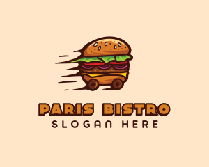 Hamburger Fast Food logo design