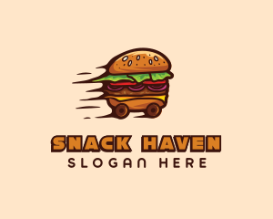 Hamburger Fast Food logo design