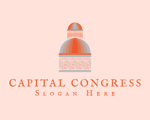 Congress - Dome Capitol Building logo design