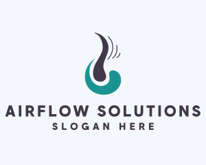 Dermatology Hair Follicle  logo design