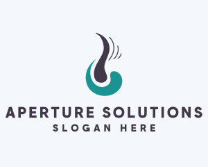 Dermatology Hair Follicle  logo design