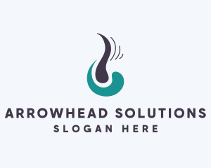 Dermatology Hair Follicle  logo design