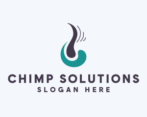 Dermatology Hair Follicle  logo design