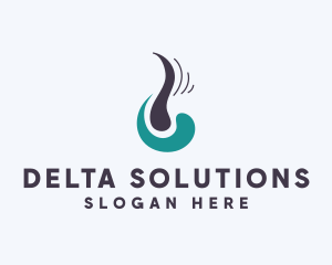 Dermatology Hair Follicle  logo design