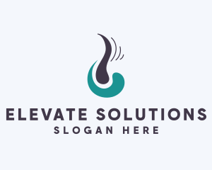 Dermatology Hair Follicle  logo design