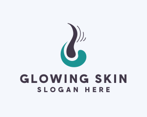 Dermatology Hair Follicle  logo design