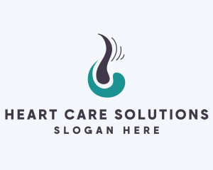 Dermatology Hair Follicle  logo design