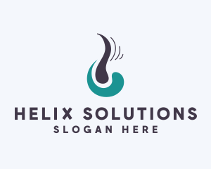 Dermatology Hair Follicle  logo design