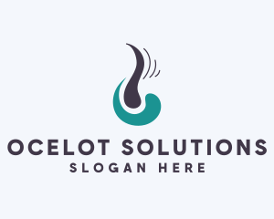 Dermatology Hair Follicle  logo design